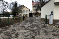 Rekonstrukce příjezdové komunikace ZŠ Osvětimany (2023)